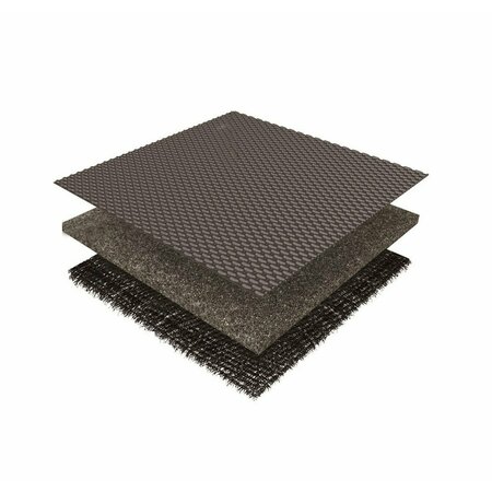 3D Mats Usa Custom Fit, Raised Edge, Black, Thermoplastic Rubber Of Carbon Fiber Texture, 1 Piece L1GM02421509